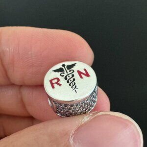 Pandora  RN Nurse Exclusive Charm Bead Charm Travel Charm